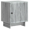 Yöpöytäkaappi 2 kpl Harmaa sonoma 43 x 34,5 x 50 cm