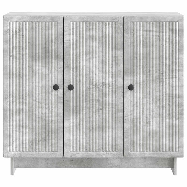Sivupöytä Betoninharmaa 89 x 34,5 x 80 cm Tekninen puu