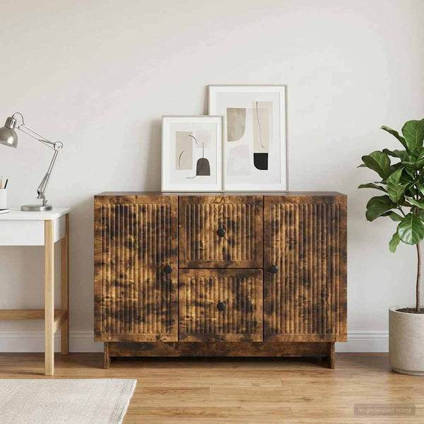 Sivupöytä Savutammi 89 x 34,5 x 60 cm Tekninen puu