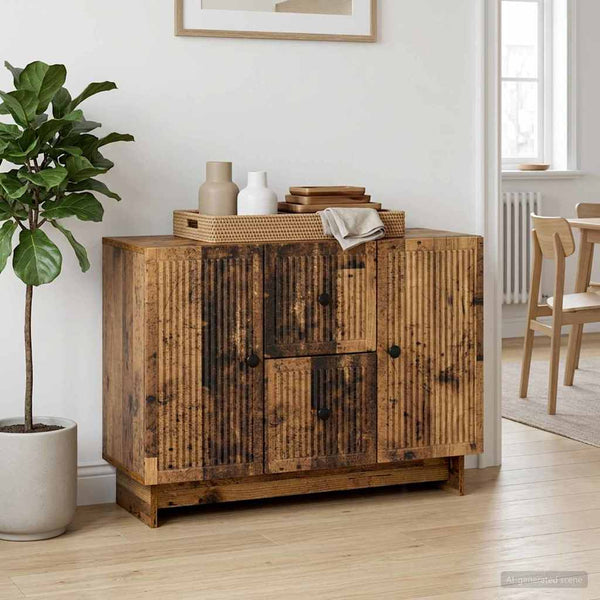Sivupöytä Vanha puu 89 x 34,5 x 60 cm Tekninen puu