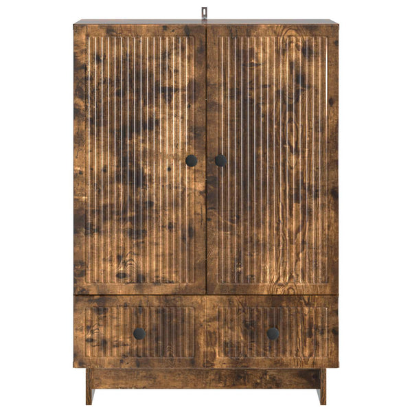 Sivupöytä Savustettu Tammi 66 x 34,5 x 95 cm Käsitelty puu