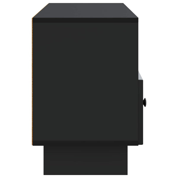 TV-kaappi laatikon kanssa Musta 102 x 34,5 x 50 cm Tekninen puu