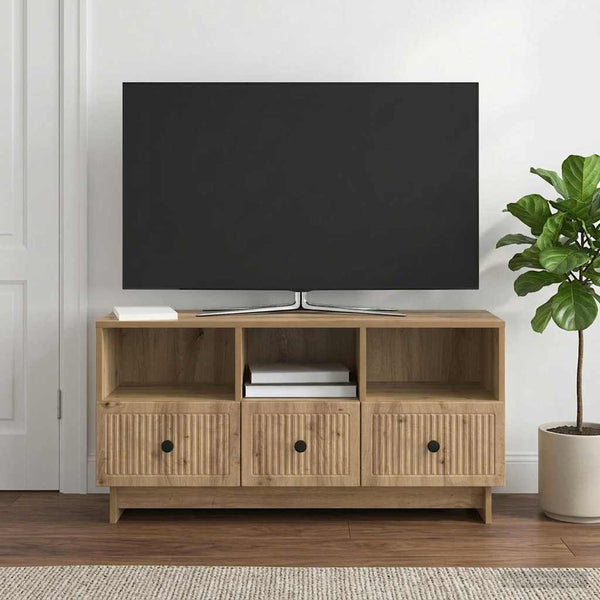 TV-kaappi 102 x 34,5 x 50 cm Artisaanitammi Tekninen puu