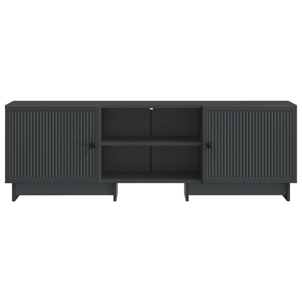 TV-kaappi 150 x 31 x 50 cm Musta Käsitelty puu