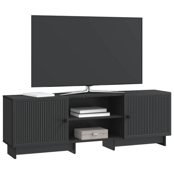 TV-kaappi 150 x 31 x 50 cm Musta Käsitelty puu