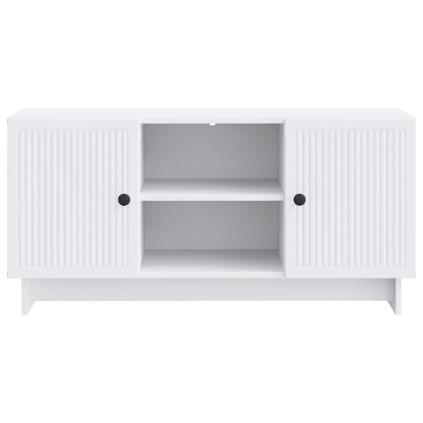 TV-kaappi 102 x 34,5 x 50 cm valkoinen Tekninen puu