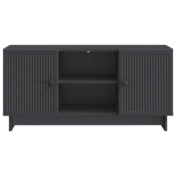 TV-kaappi 102 x 34,5 x 50 cm Musta Tekninen puu