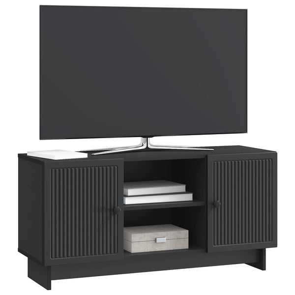 TV-kaappi 102 x 34,5 x 50 cm Musta Tekninen puu
