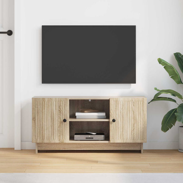 TV-kaappi 102 x 34,5 x 50 cm Sonoma-tammi Tekninen puu