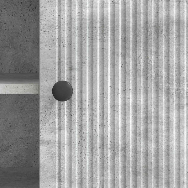 TV-kaappi 102 x 34,5 x 50 cm Betoninharmaa Tekninen puu