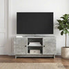 TV-kaappi 102 x 34,5 x 50 cm Betoninharmaa Tekninen puu