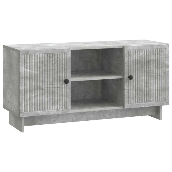 TV-kaappi 102 x 34,5 x 50 cm Betoninharmaa Tekninen puu