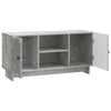 TV-kaappi 102 x 34,5 x 50 cm Betoninharmaa Tekninen puu