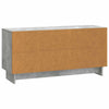 TV-kaappi 102 x 34,5 x 50 cm Betoninharmaa Tekninen puu