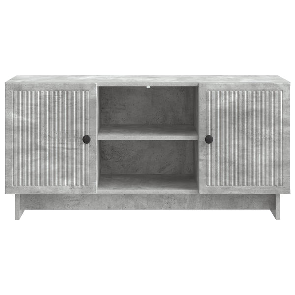 TV-kaappi 102 x 34,5 x 50 cm Betoninharmaa Tekninen puu
