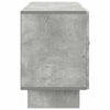 TV-kaappi 102 x 34,5 x 50 cm Betoninharmaa Tekninen puu