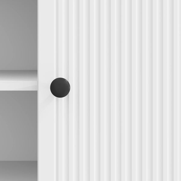 TV-kaappi 102 x 34,5 x 50 cm Korkeakiiltoinen valkoinen