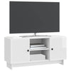 TV-kaappi 102 x 34,5 x 50 cm Korkeakiiltoinen valkoinen