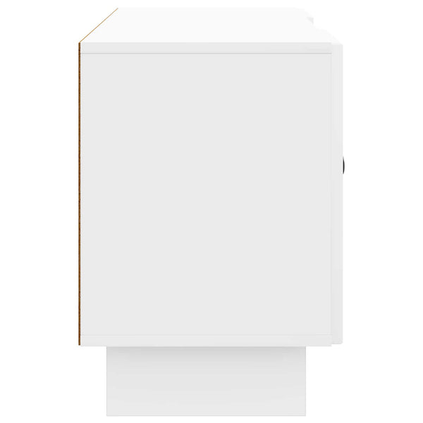 TV-kaappi 102 x 34,5 x 50 cm Korkeakiiltoinen valkoinen