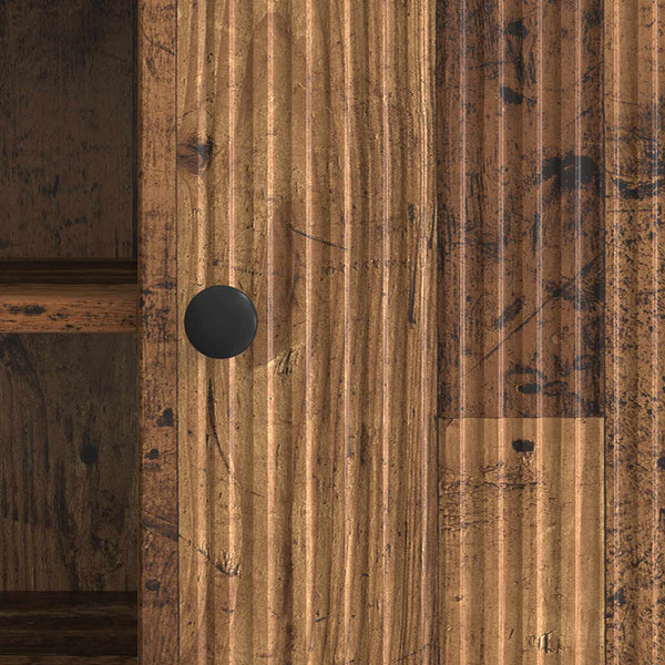 TV-kaappi 102 x 34,5 x 50 cm Vanha puu Tekninen puu