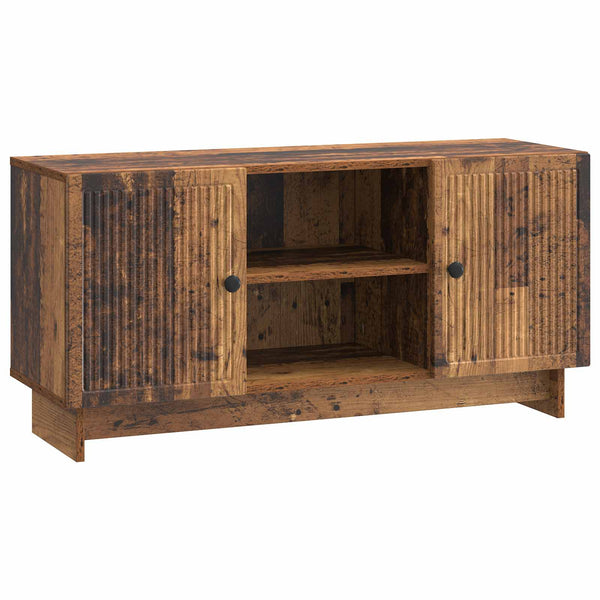 TV-kaappi 102 x 34,5 x 50 cm Vanha puu Tekninen puu