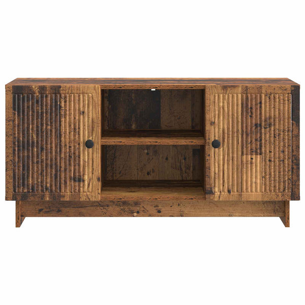 TV-kaappi 102 x 34,5 x 50 cm Vanha puu Tekninen puu