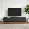 TV-kaappi 147 x 34,5 x 30 cm Musta Tekninen puu