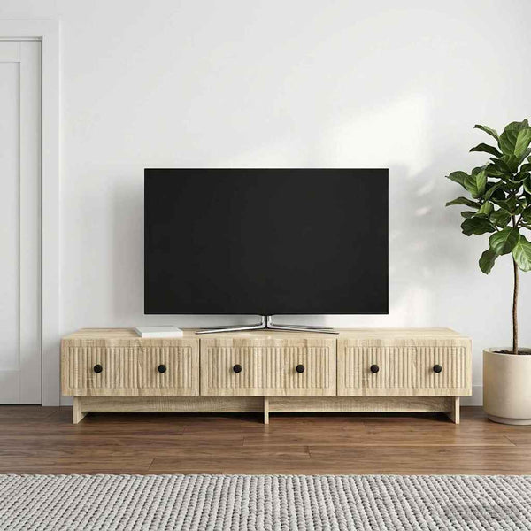 TV-kaappi 147 x 34,5 x 30 cm Sonoma-tammi Tekninen puu