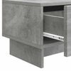 TV-kaappi 147 x 34,5 x 30 cm Betoninharmaa Tekninen puu