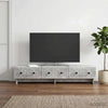 TV-kaappi 147 x 34,5 x 30 cm Betoninharmaa Tekninen puu