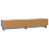 TV-kaappi 147 x 34,5 x 30 cm Betoninharmaa Tekninen puu