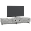 TV-kaappi 147 x 34,5 x 30 cm Betoninharmaa Tekninen puu