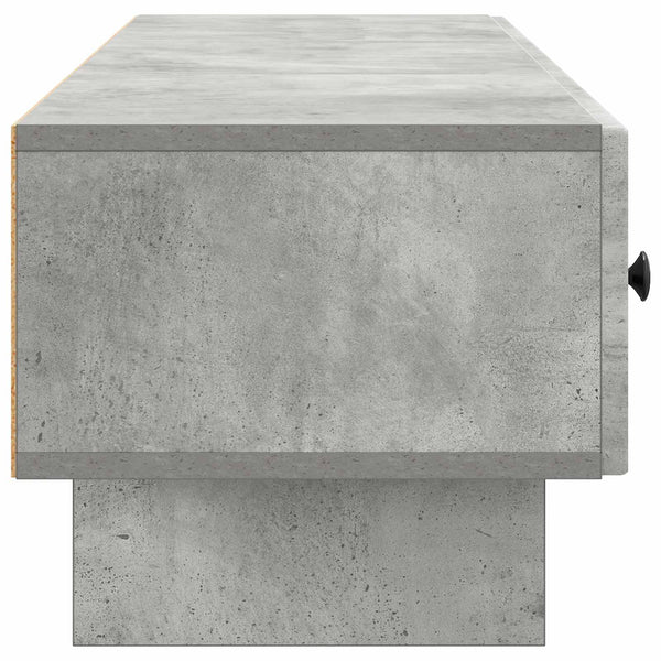 TV-kaappi 147 x 34,5 x 30 cm Betoninharmaa Tekninen puu