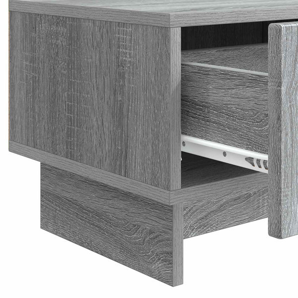 TV-kaappi 147 x 34,5 x 30 cm Harmaa sonoma Tekninen puu