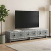 TV-kaappi 147 x 34,5 x 30 cm Harmaa sonoma Tekninen puu