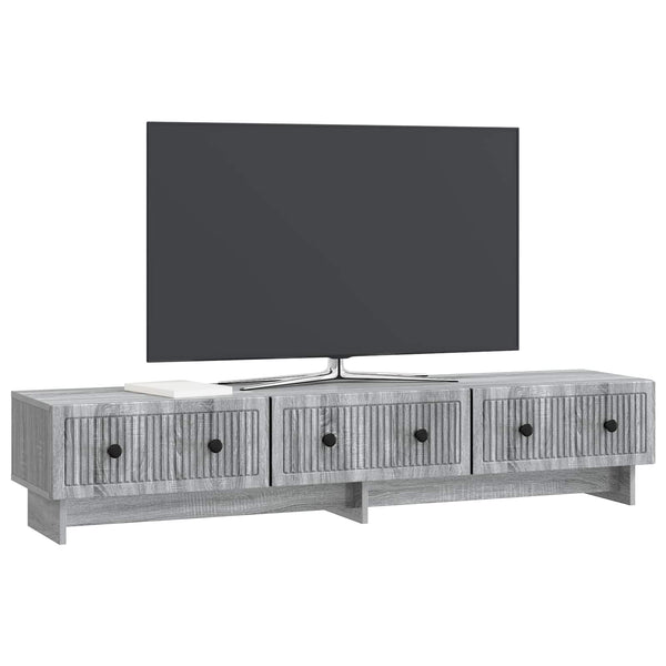 TV-kaappi 147 x 34,5 x 30 cm Harmaa sonoma Tekninen puu