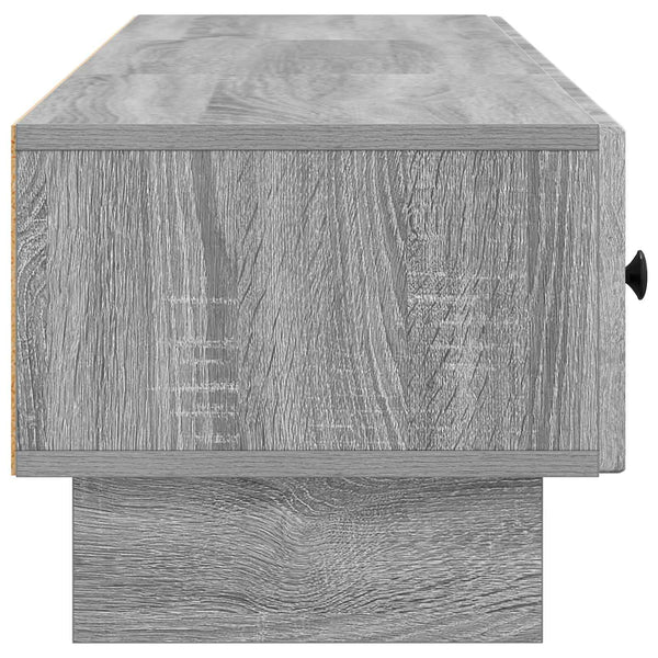 TV-kaappi 147 x 34,5 x 30 cm Harmaa sonoma Tekninen puu