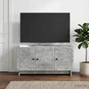 TV-kaappi 99 x 34,5 x 50 cm Betoninharmaa Tekninen puu