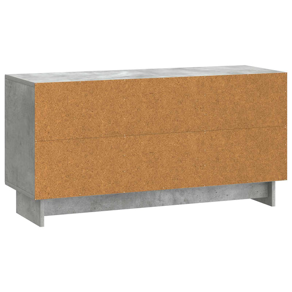 TV-kaappi 99 x 34,5 x 50 cm Betoninharmaa Tekninen puu