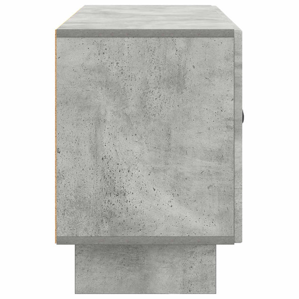 TV-kaappi 99 x 34,5 x 50 cm Betoninharmaa Tekninen puu