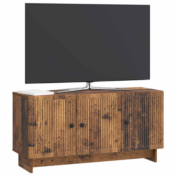 TV-kaappi 99 x 34,5 x 50 cm Vanha puu Tekninen puu