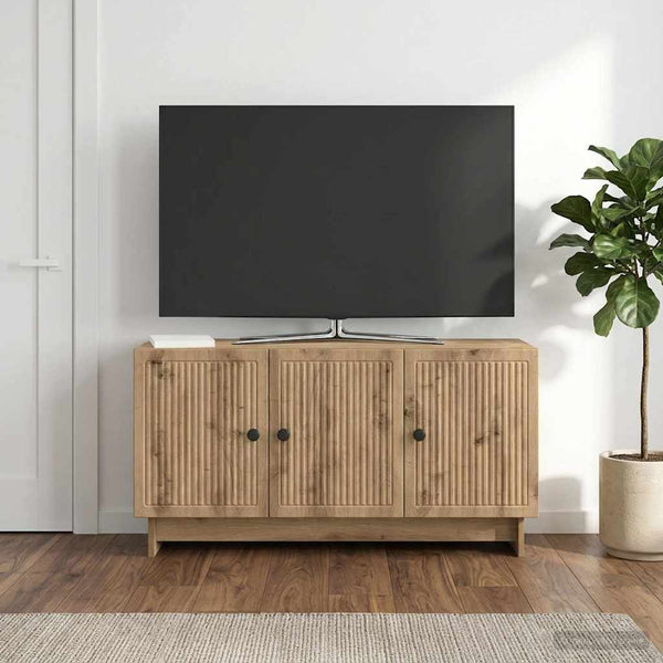 TV-kaappi 99 x 34,5 x 50 cm Artisaanitammi Tekninen puu