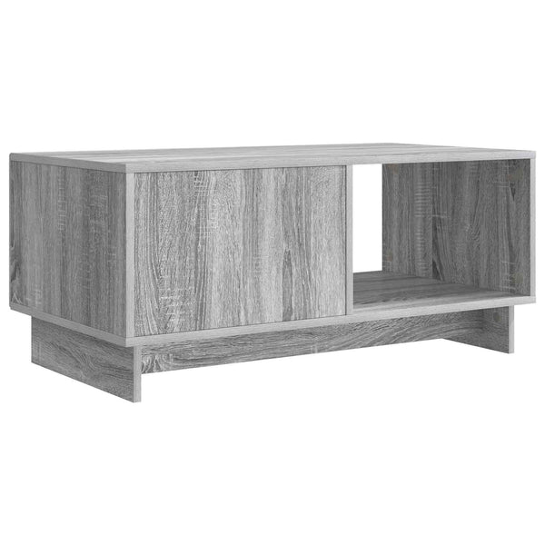 Sohvapöytä Harmaa sonoma 90 x 50 x 40 cm Tekninen puu