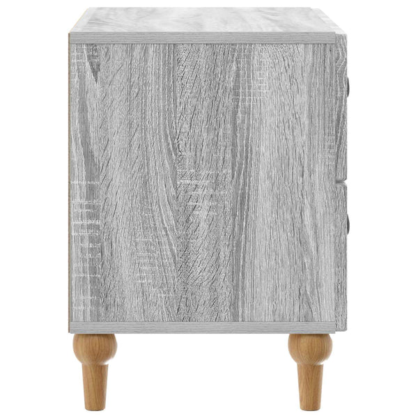 Yöpöytäkaappi Harmaa sonoma 62 x 34,5 x 48 cm Tekninen puu