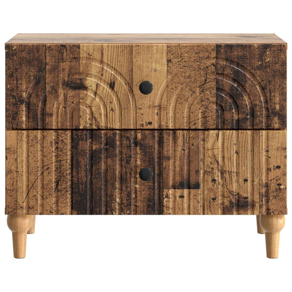 Yöpöytäkaappi Vanha puu 62 x 34,5 x 48 cm Tekninen puu