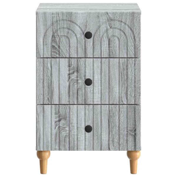 Yöpöytäkaappi Harmaa sonoma 43 x 41 x 66,5 cm Tekninen puu