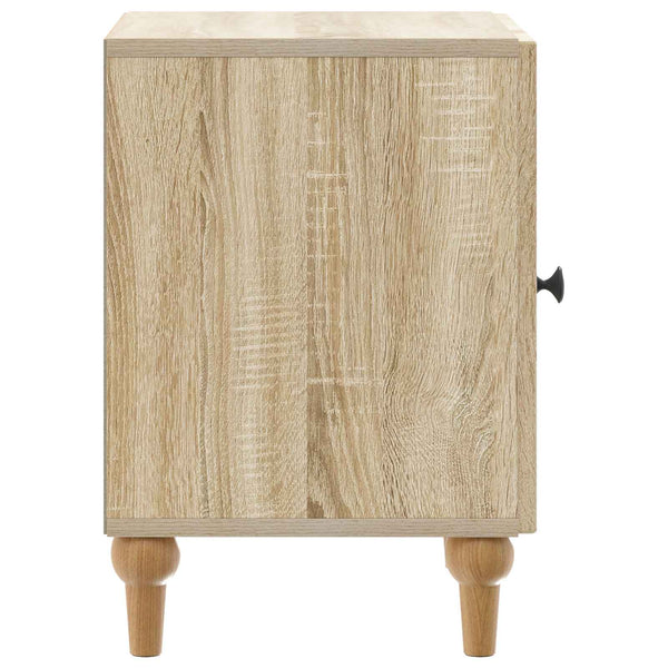 Yöpöytäkaappi 2 kpl Sonoma-tammi 43 x 34,5 x 50 cm Tekninen puu