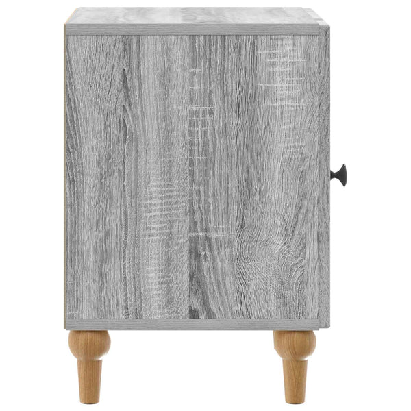 Yöpöytäkaappi Harmaa sonoma 43 x 34,5 x 50 cm Tekninen puu