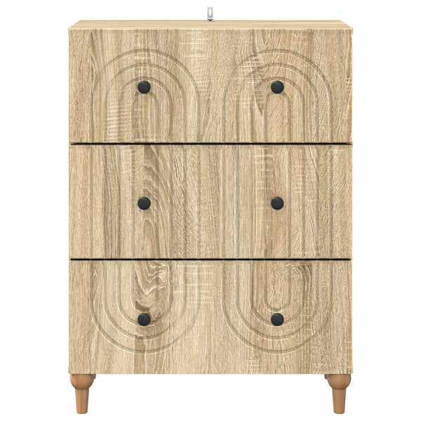 Laatikkokaappi Sonoma-tammi 66 x 34,5 x 90 cm Tekninen puu