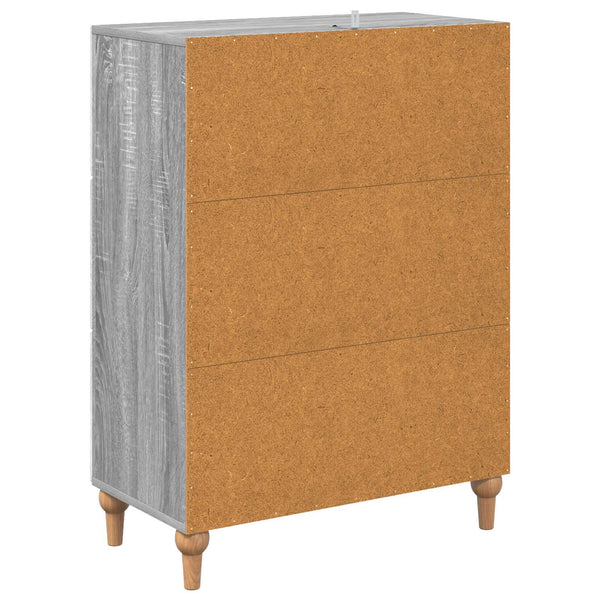 Laatikkokaappi Harmaa sonoma 66 x 34,5 x 90 cm Tekninen puu